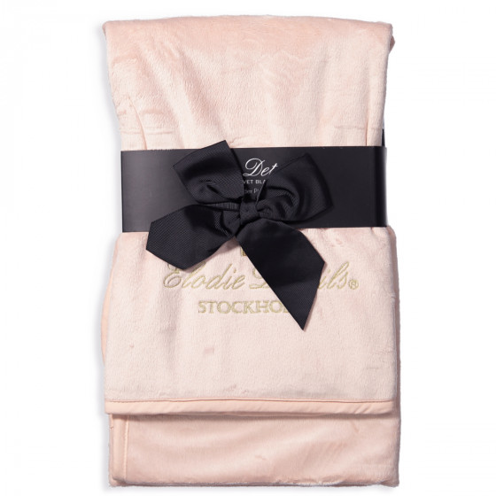 Elodie Details Powder Pink Pearl velvet blanket