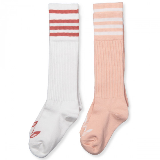 Adidas originals 2 cheap pack socks white pink