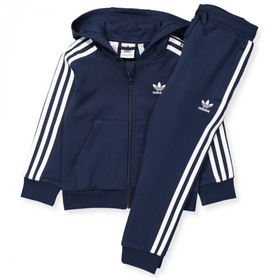 Navy blue adidas sweatsuit