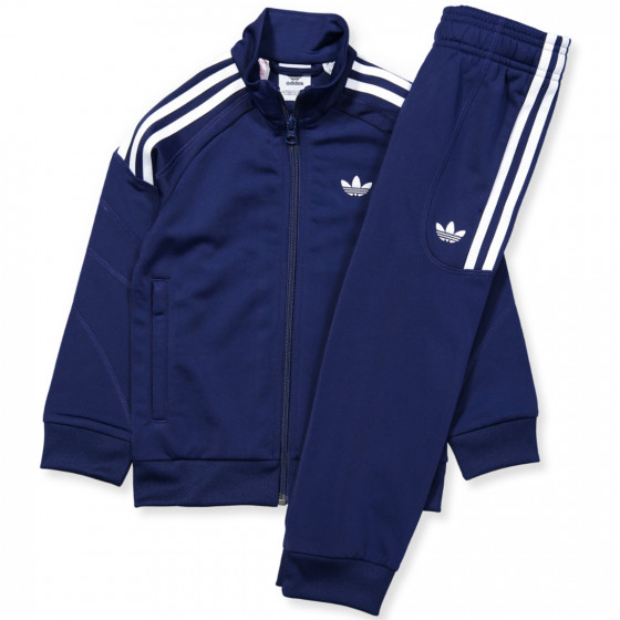 navy blue adidas tracksuit