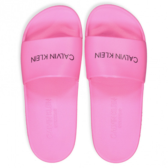 Calvin klein on sale flip flops pink