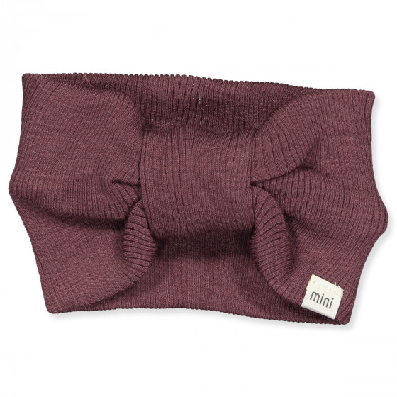 Minimalisma Alba Merino Wool Headband Raisin