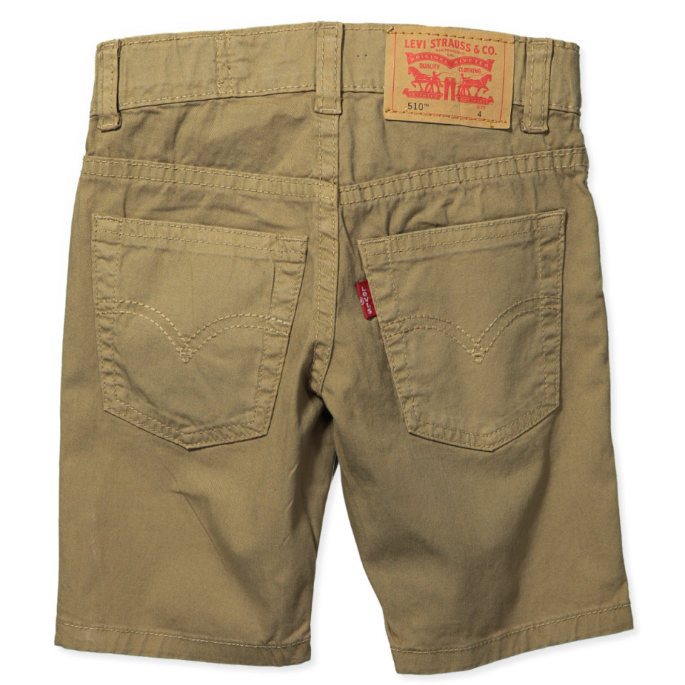 brown levi shorts