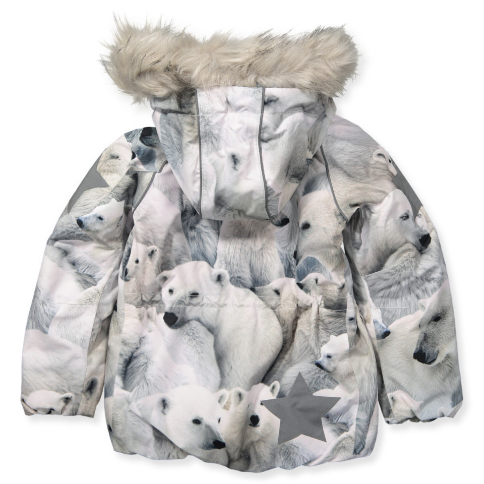 Molo polar bear jacket new arrivals