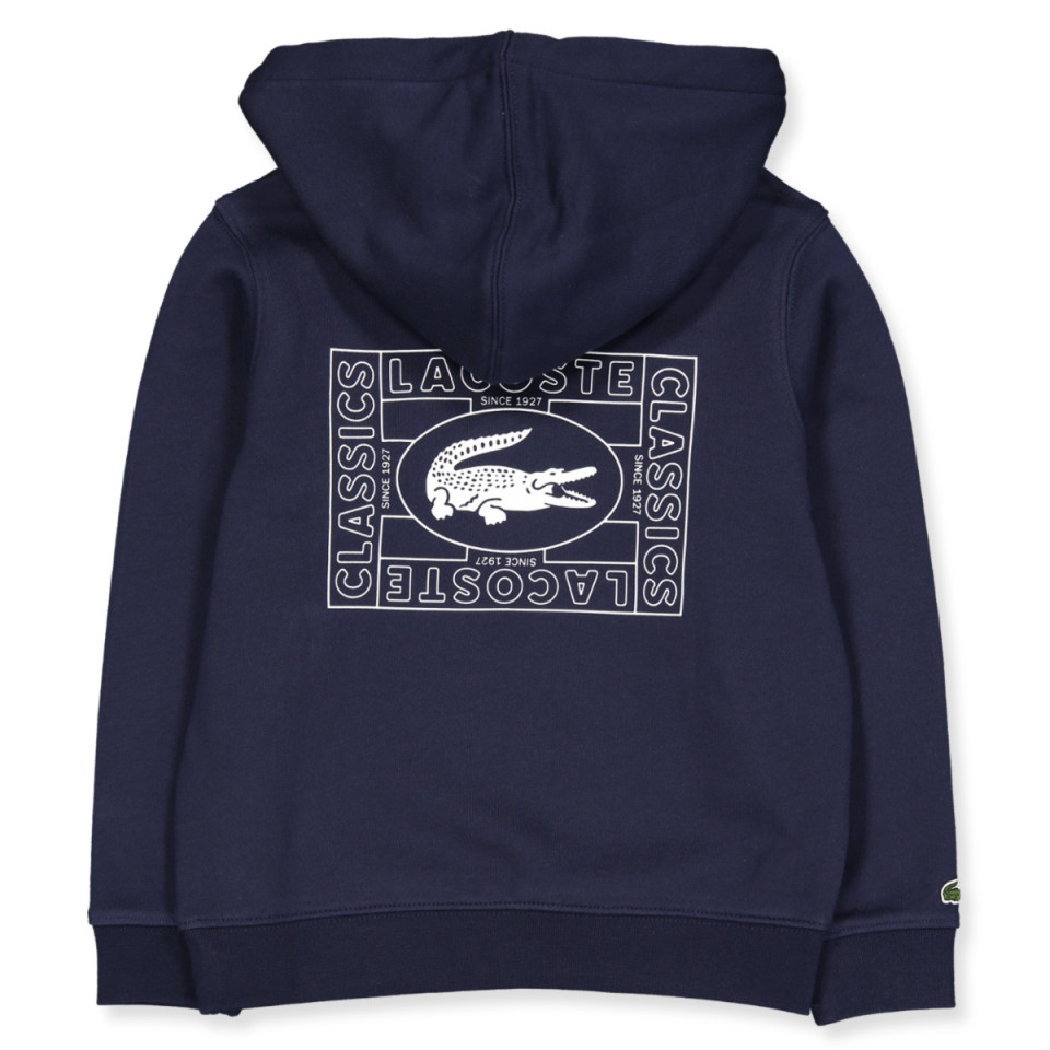 lacoste hoodie navy