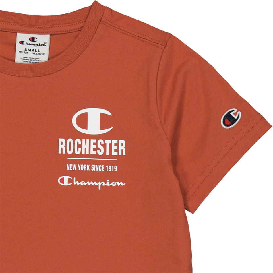 Champion t shirt orange sale