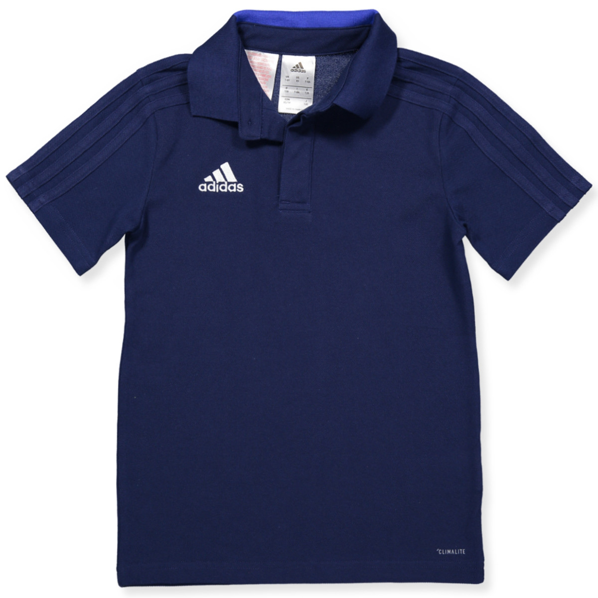 adidas navy blue polo t shirt