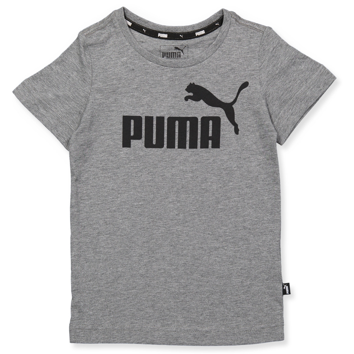 Puma - Black t-shirt - Gray - Grey 