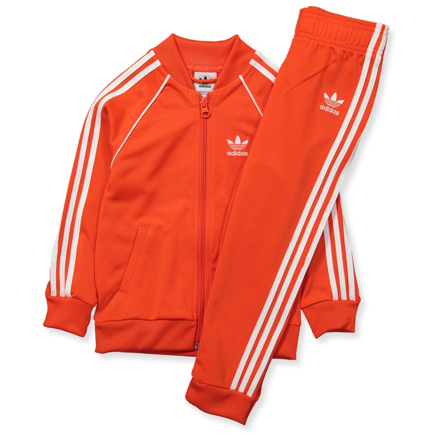 Adidas Originals Orange tracksuit active orange