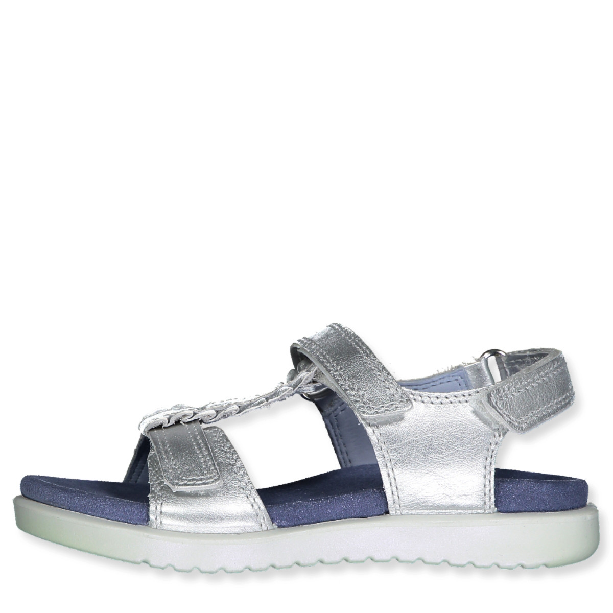 Ecco Flora sandals SILVER METALLIC Blue