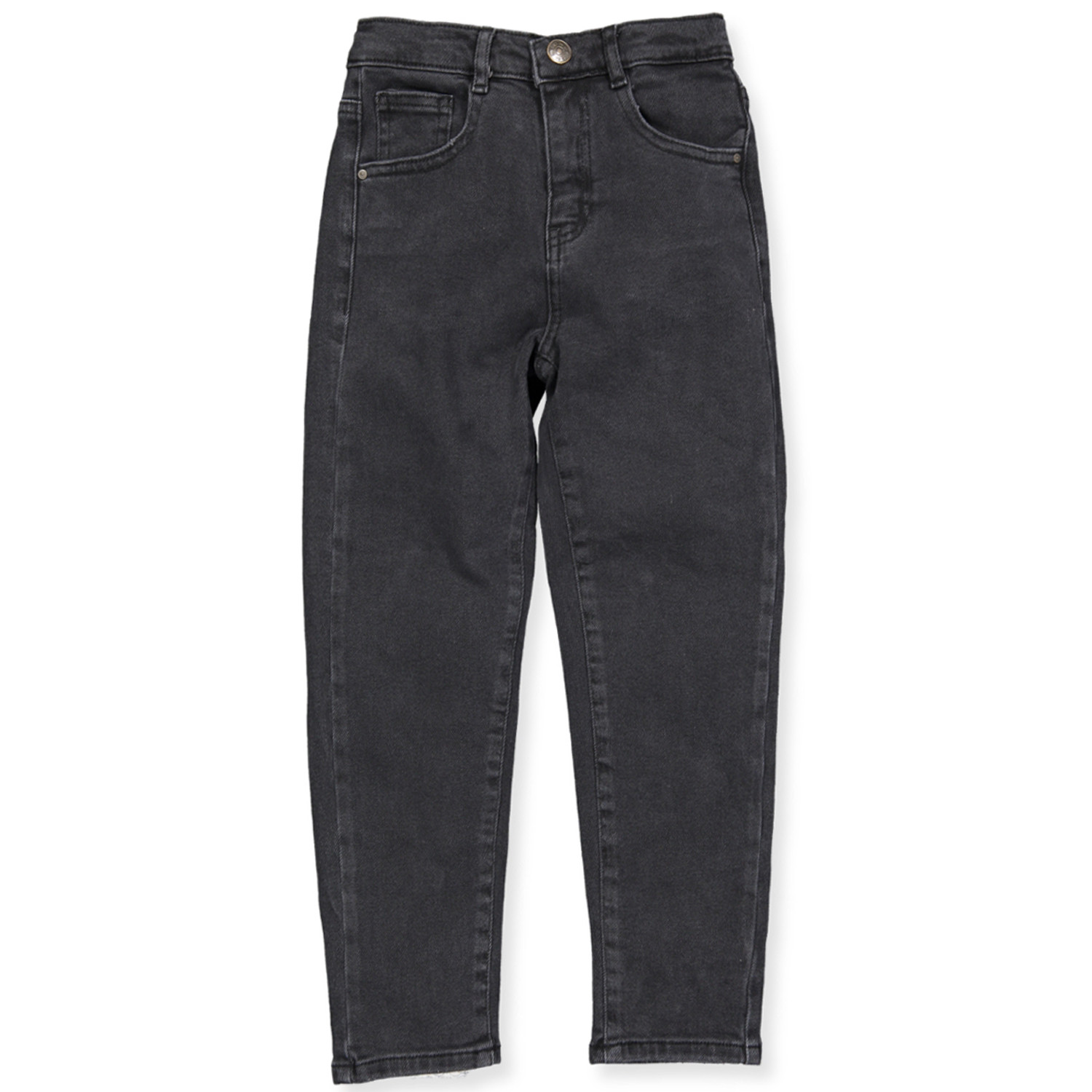 grey black mom jeans